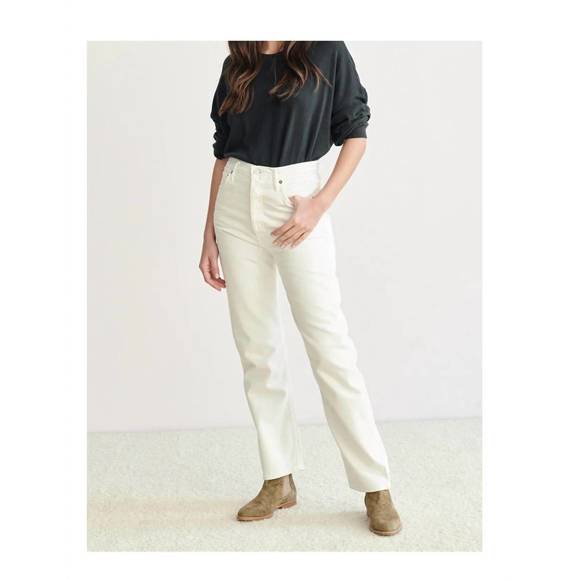 AGOLDE Denim - NEW AGOLDE 90's pinch waist in drum (off white)